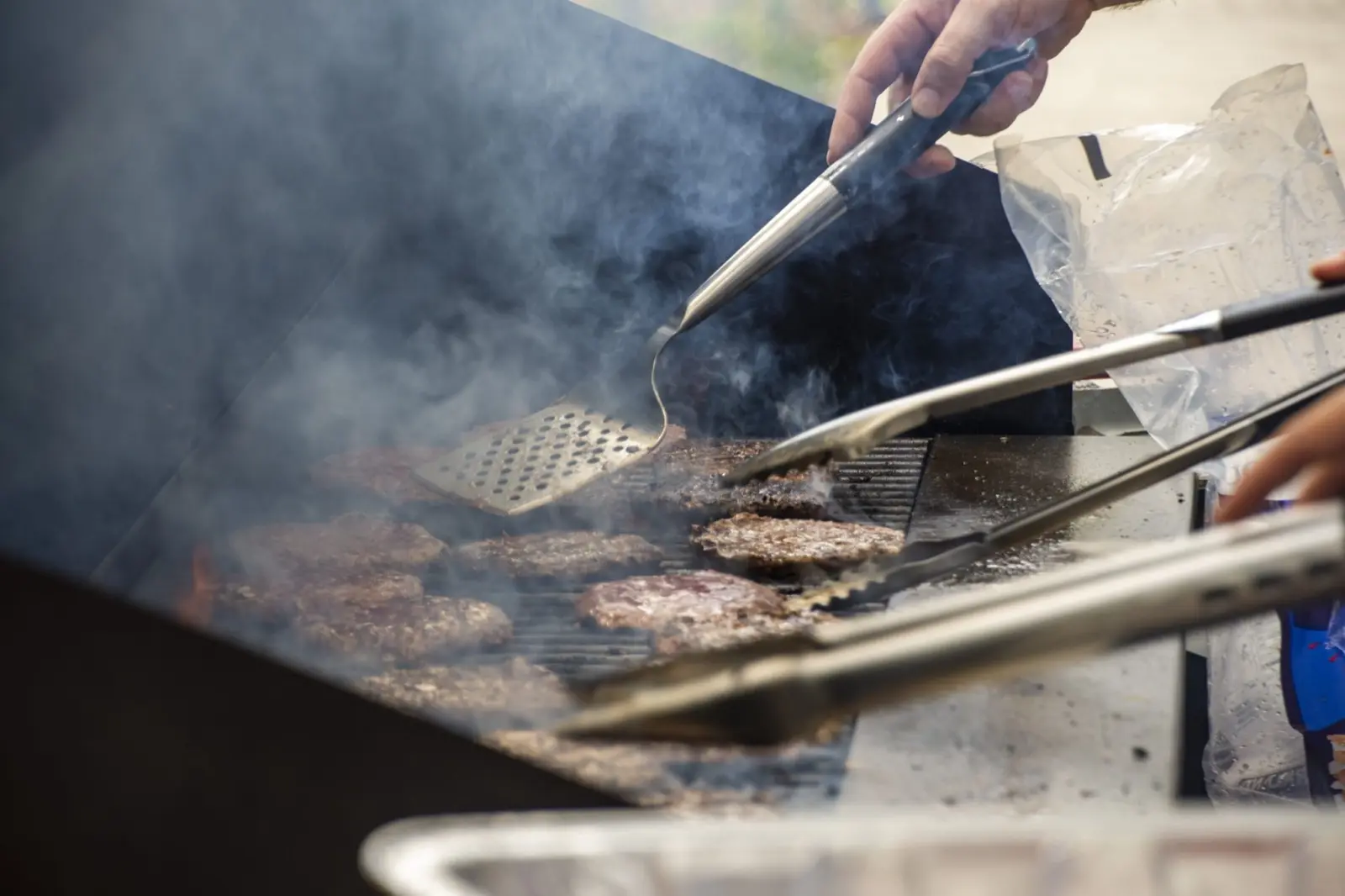 Steaks smashés sur la plancha